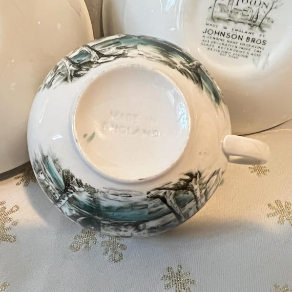 JOHNSON BROS ★ Dream Town お皿 6枚 ★セット Vintage DREAM TOWN Johnson Brothers Dinnerware, Your Choice: 1
