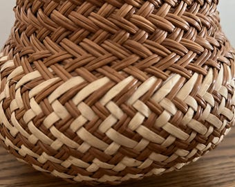 Vintage TARAHUMARA INDIAN BASKET Primitive Natural Fibers Hand