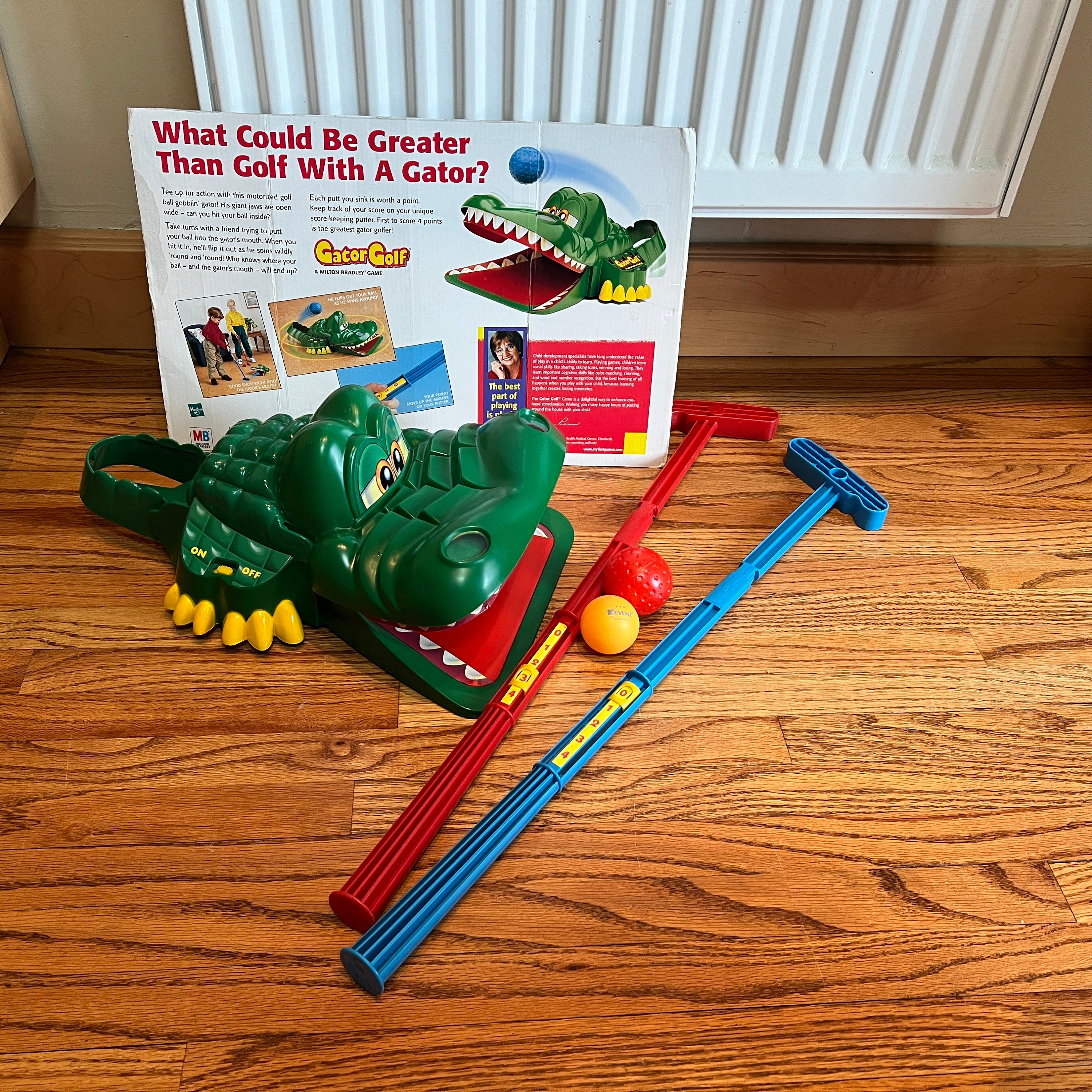 Vintage GATOR GOLF by Milton Bradley, Motorized Putting Game