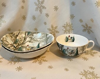Vintage DREAM TOWN Johnson Brothers Dinnerware, Your Choice: 1