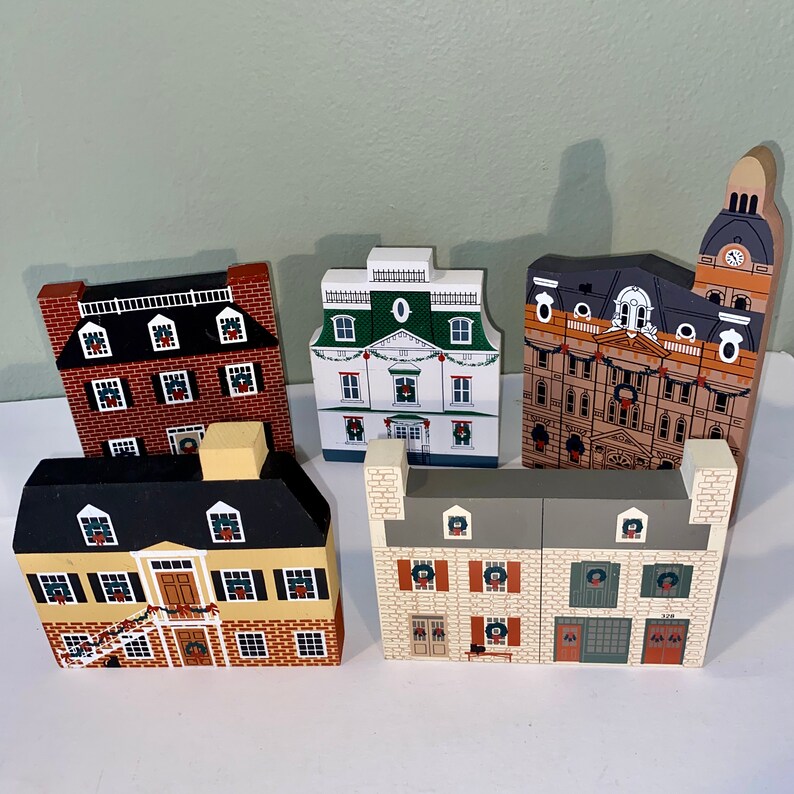 Vintage CAT'S MEOW Village C. O. Wheel Company Tradesman Etsy