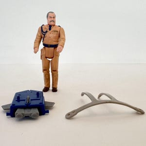 1985 MASK Miles Mayhem Action Figure, Venom&#39;s Revenge Offensive Adventure Pack with Strap, Incomplete, Vintage Kenner Parker Toys