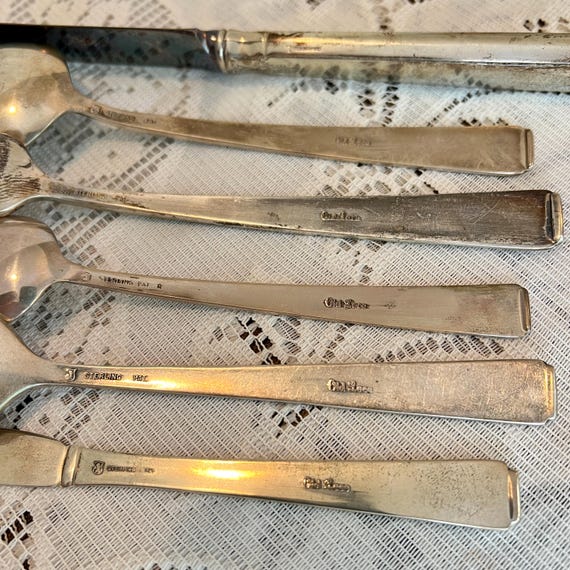 Old lace sterling silver flatware hot sale