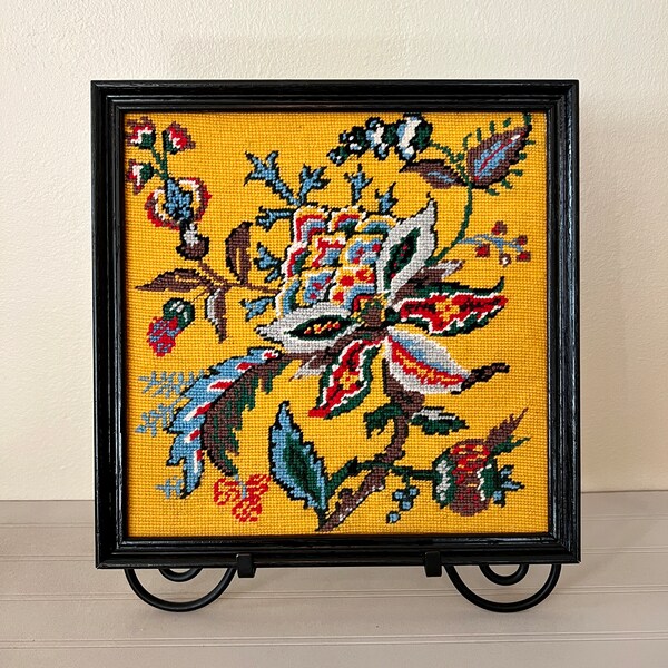 Needlepoint Wall Art Etsy