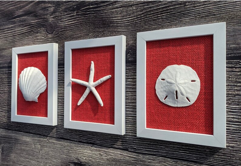 Beach Cottage Decorbeach House Wall Decorset of Beach Wall Etsy