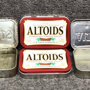 Metal Tins Blank Altoid Tins, Hinged Lid Tin Boxes for Wedding Favors,  Embroidery Supply Storage, Craft Projects RECTANGLE TINS -  Israel