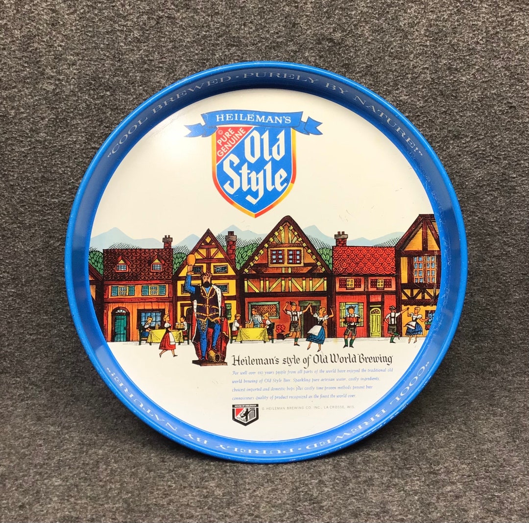 Old Style Beer Tray/serving Tray/house of Heileman/vintage Etsy