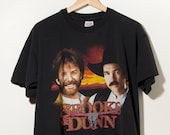 90s Vintage Single Stitch Brooks Dunn T-Shirt Made in USA Country Music Rock N Roll Picture Graphic Anvil Rap Tee Retro Hip Hop Streetwear