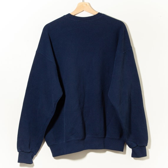 Vintage 1990s Spell Out Crewneck Sweatshirt Saugu… - image 2
