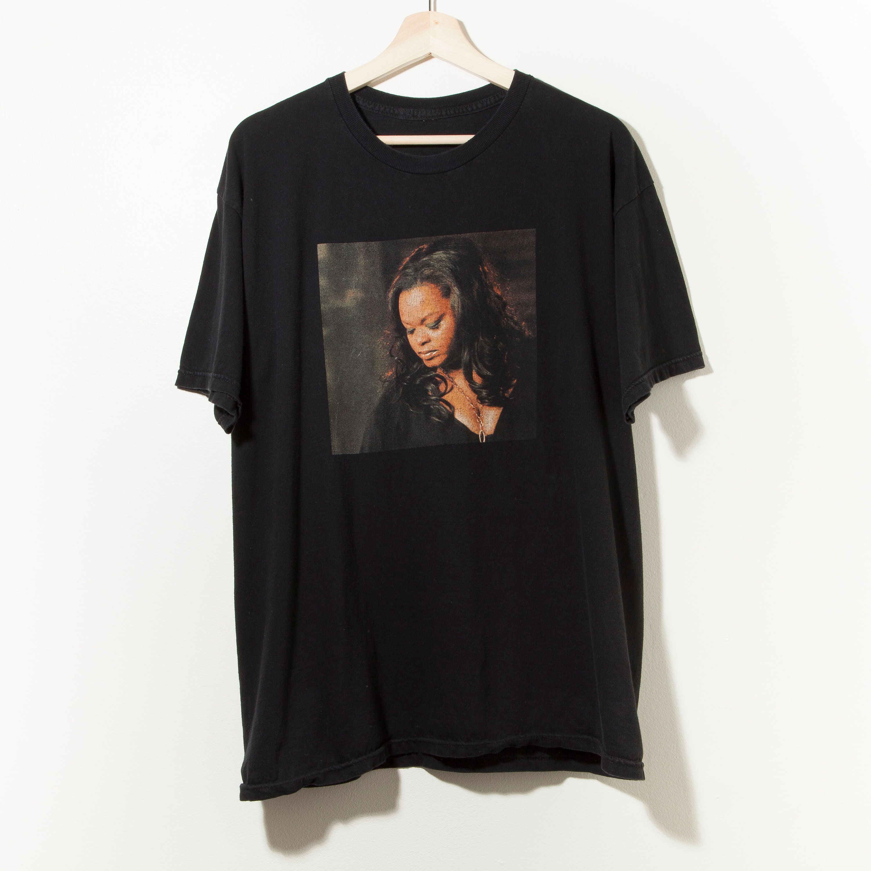 Vintage 2000s Jill Scott The Real Thing T-Shirt Album Portrait Graphic Rap Tee Black R&B Erykah Badu Soul Music Concert Hip Hop Neo Soul