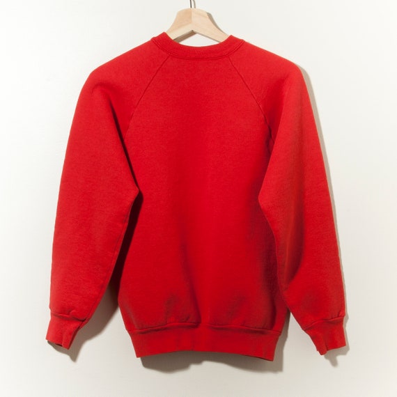 Vintage 80s Raglan Sweatshirt BVD Made in USA Sin… - image 2