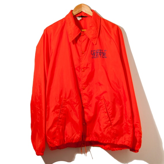 champion coach jacket red