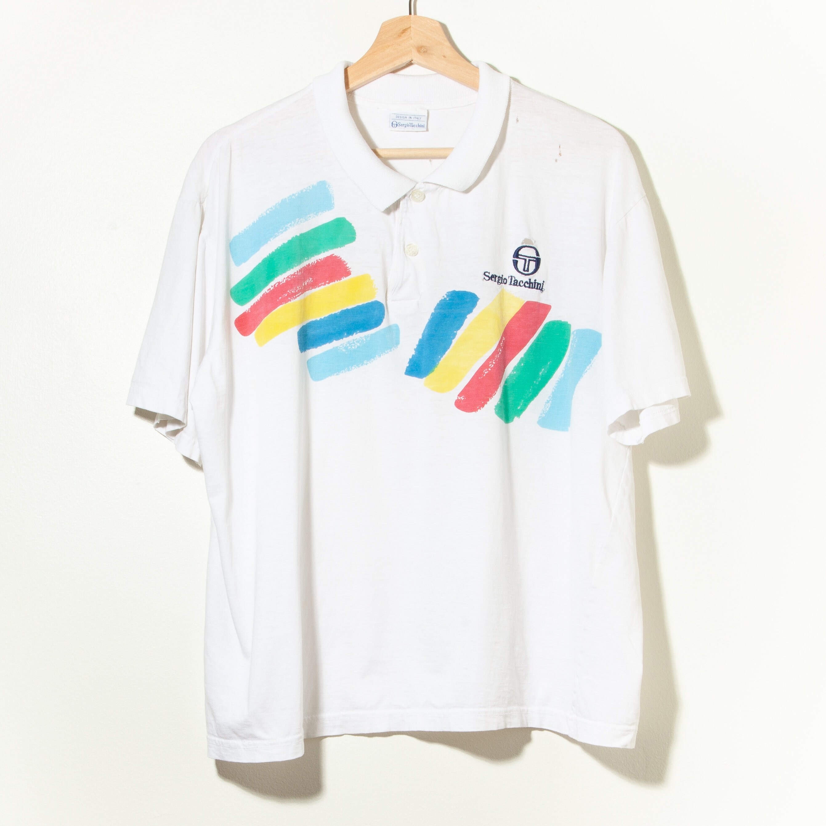 Sergio tacchini vintage polo shirts Clearance