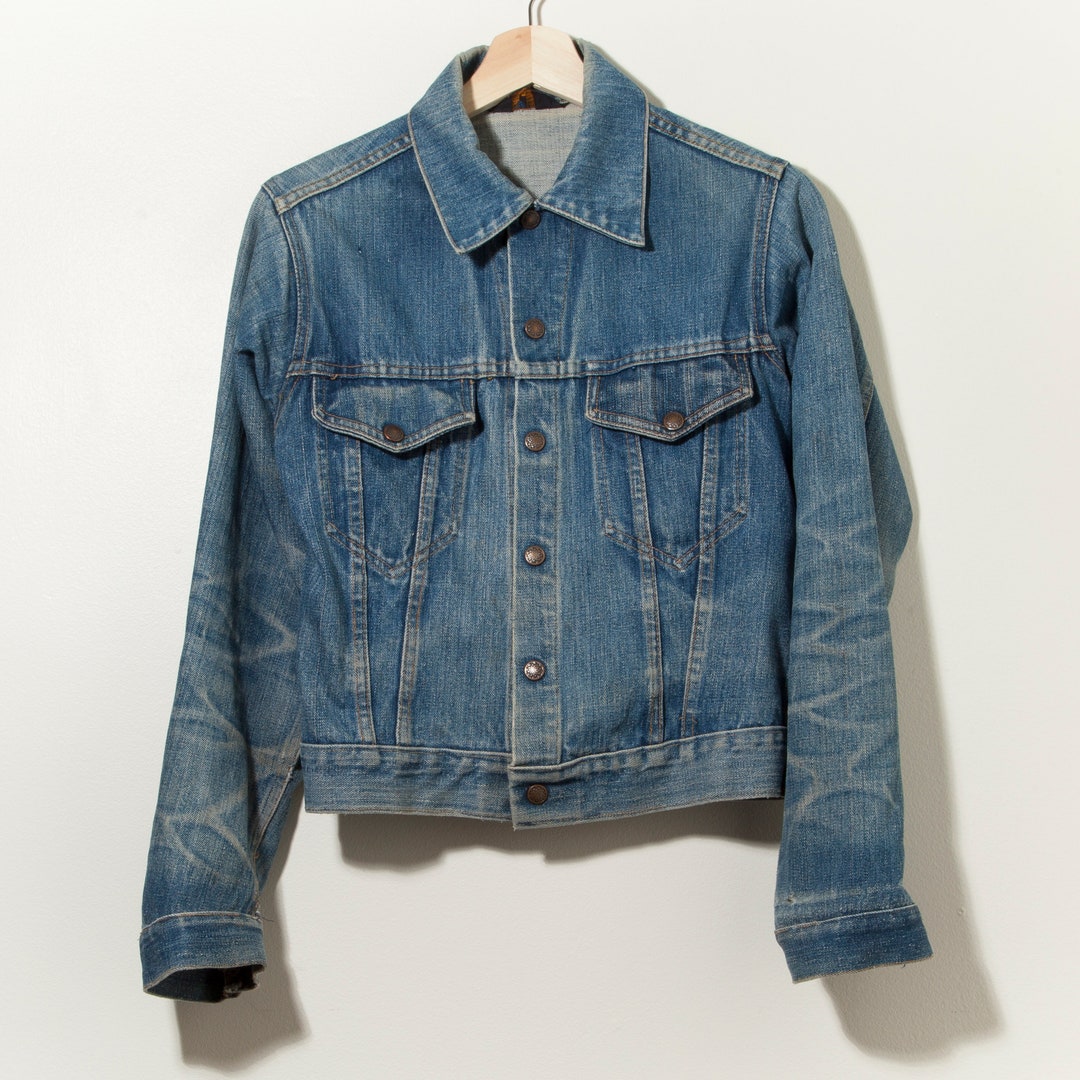 Vintage 70s Denim Jacket Distressed Sears Roebuck Put on Shop - Etsy