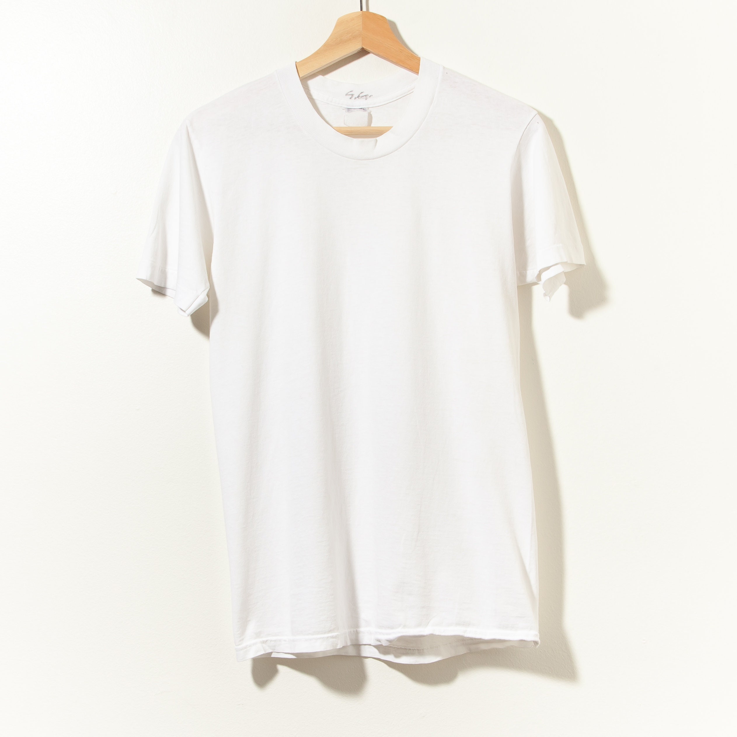 90s Vintage Distressed Blank White Single Stitch T-Shirt BVD | Etsy