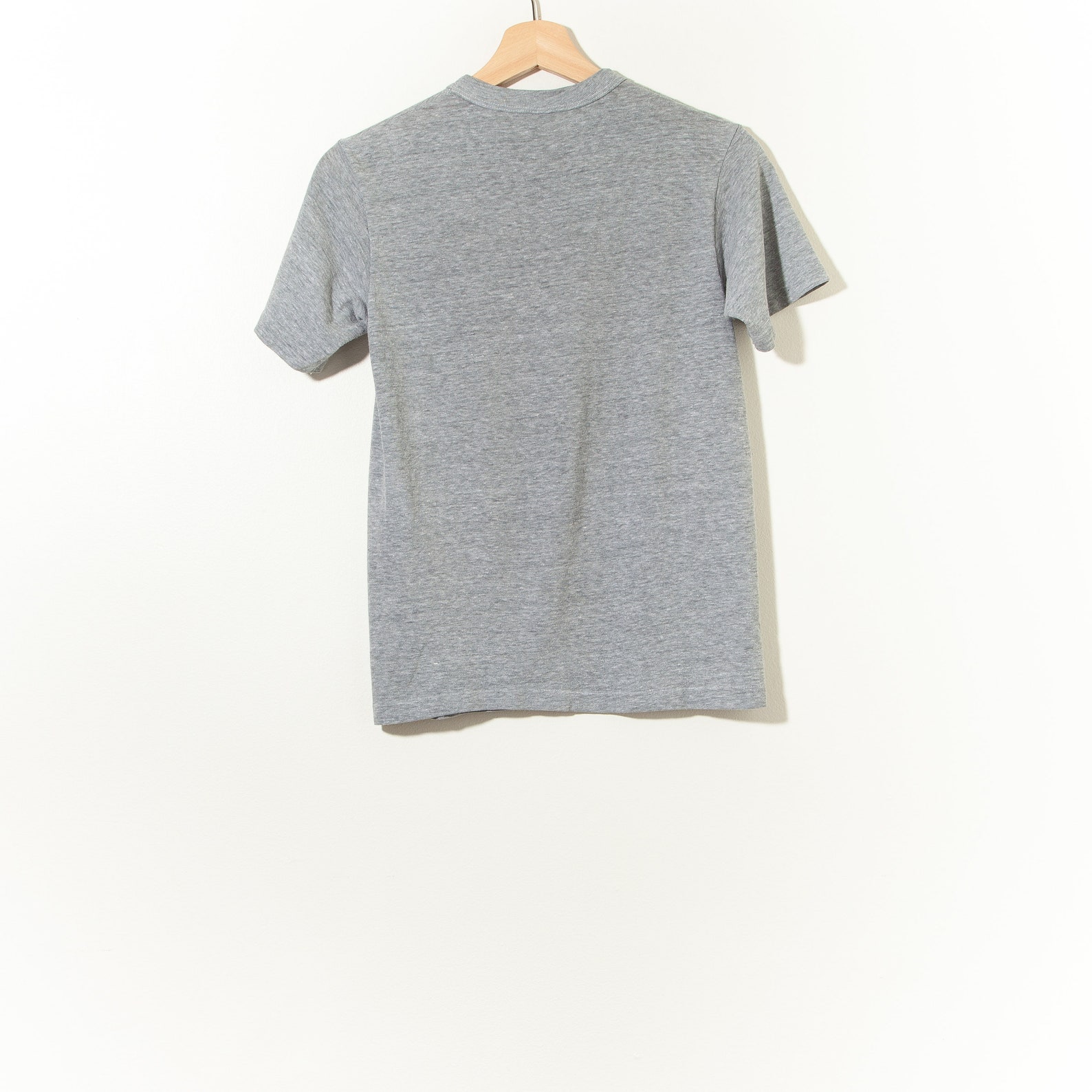 80s Vintage Distressed Single Stitch Heather Gray Tri Blend T-shirt ...