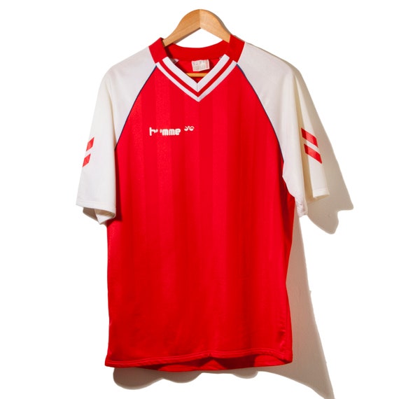 80s 90s Hummel soccer jersey made in 