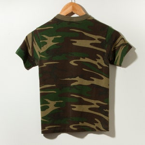 80s Vintage Camouflage Camo T-shirt Single Stitch Made in USA Army Navy ...