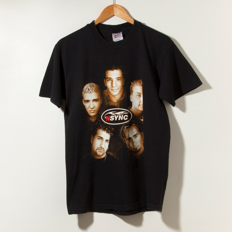 90s Vintage NSYNC Tour Tshirt Justin Timberlake 1998 Boy Band Etsy