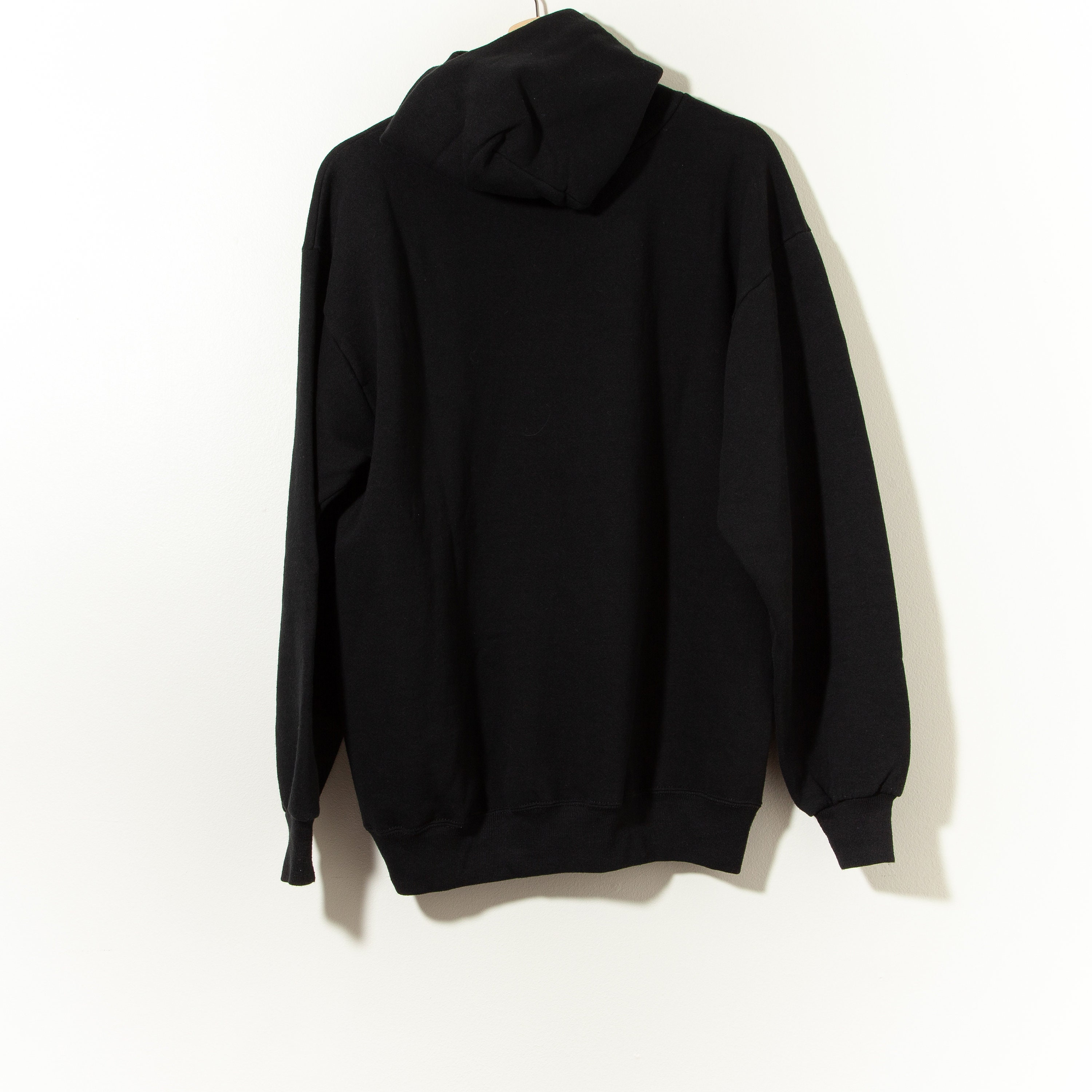 90s Vintage Black College Pullover Hoodie Sweatshirt Bosco - Etsy