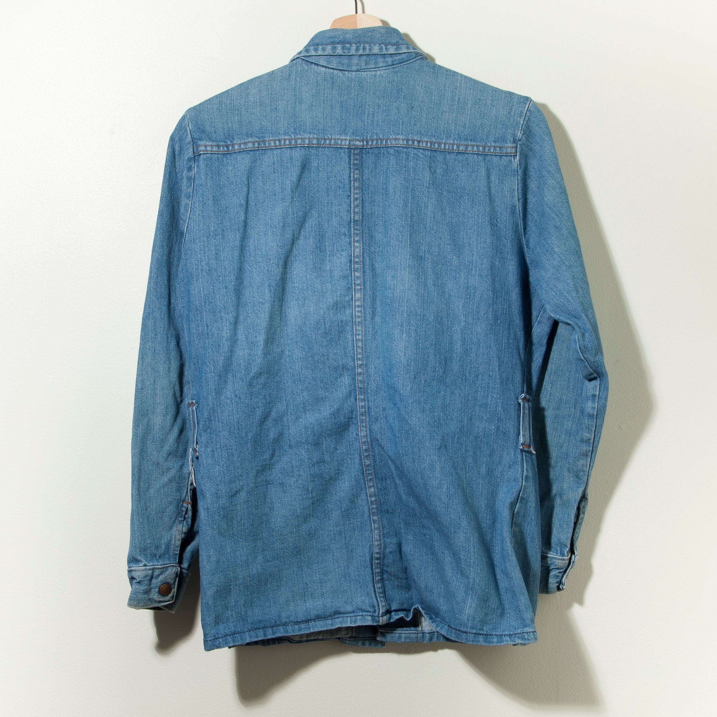 70s Vintage Wrangler Denim Jacket Chore Coat Made in USA - Etsy