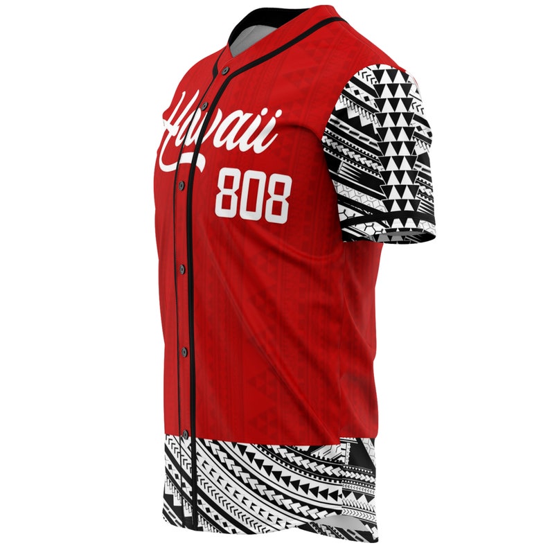 Hawaii 808 Baseball Jersey Etsy