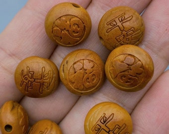 Peach Pit Beads Etsy