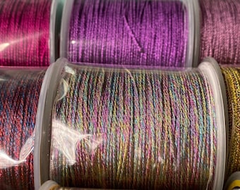 Metallic Twisted Cord: Glitter DIY Jewelry String - 27 Colors