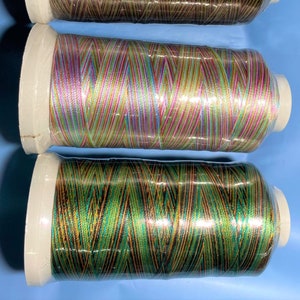 0.3 mm- Gradient Colors DIY Jewelry 3 Ply Twist Beading Strings 8 Colors,Colorful Cords,Thread Cords,Beading Wrap,For Bracelet & Necklace
