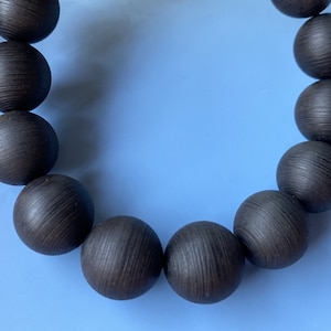 Blackwood Gravierte Jupiter Drucke Buddhistische Spacer Perlen 8 mm 15 mm 18 mm 20 mm, Holz Lose Gebetskette, Mala Perlen, Yoga Perlen