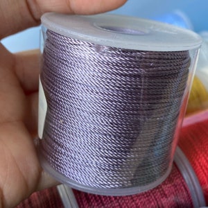 1.0 mm-24Ply 85 Metres DIY Jewelry Braided String 20 Colors,Knot Cords,Nylon Cords,Pendant Thread Cords,Beading Wrap,For Bracelet & Necklace