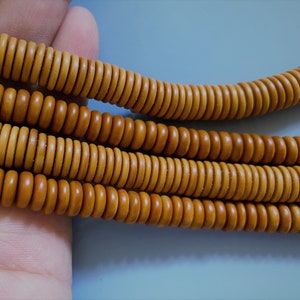 Full Strand  Natural Olive Septum Beads 6mm 8 mm 10 mm,Wood Stopper Beads,Abacus Beads,Olive Beads,Buddhism Beads,Prayer Beads