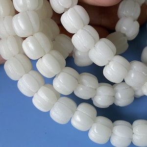 Full Strand Bodhi Root Pumpkin Beads 10*8 mm 12*9 mm,Bodhi Spacer Beads,Bodhi Loose Beads,108 Beads,Buddhism Beads,DIY Jewelry Making Beads
