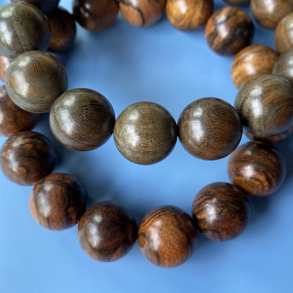 Wood Round Loose Beads 15mm 18 mm 20 mm,Wood Carved Beads,Wood Loose Beads,Mala Making Beads,Mala Bracelet,Prayer Beads