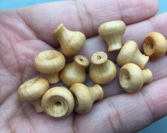 2 pcs Wood Guru Bead Cones: 3-Hole DIY Accessory (11.8x12 mm)