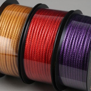 1.5 mm-13 Metres Wax Rope 11 Colors, DIY Jewelry Beading String,Colorful Wax,Finding Cords,Beading Wrap,For Bracelet & Necklace