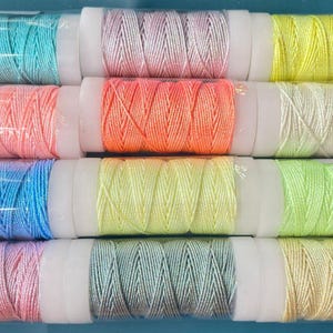 0.2-0.8mm-Metallic Twisted Cord Non-Stretch Luminous Thread,DIY Jewelry String,Glitter Cord,Beading Wrap,Metallic Passing Cord,For Handcraft
