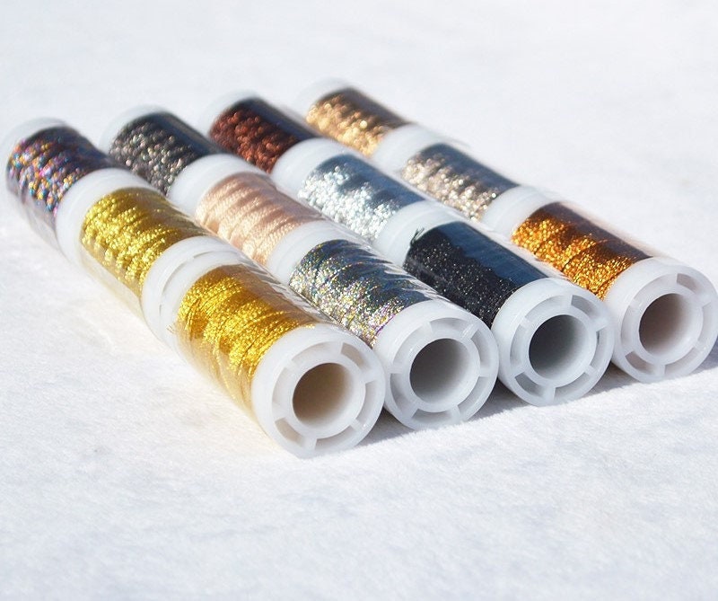 Shiny Gold String for Fashion, Arts and Craft - Thin & Bright - Diff Lengths