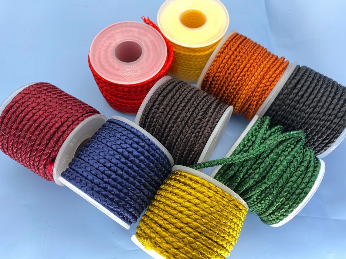 3 Mm 13 Metres DIY Jewelry Braided String 10 Colorschinese Etsy