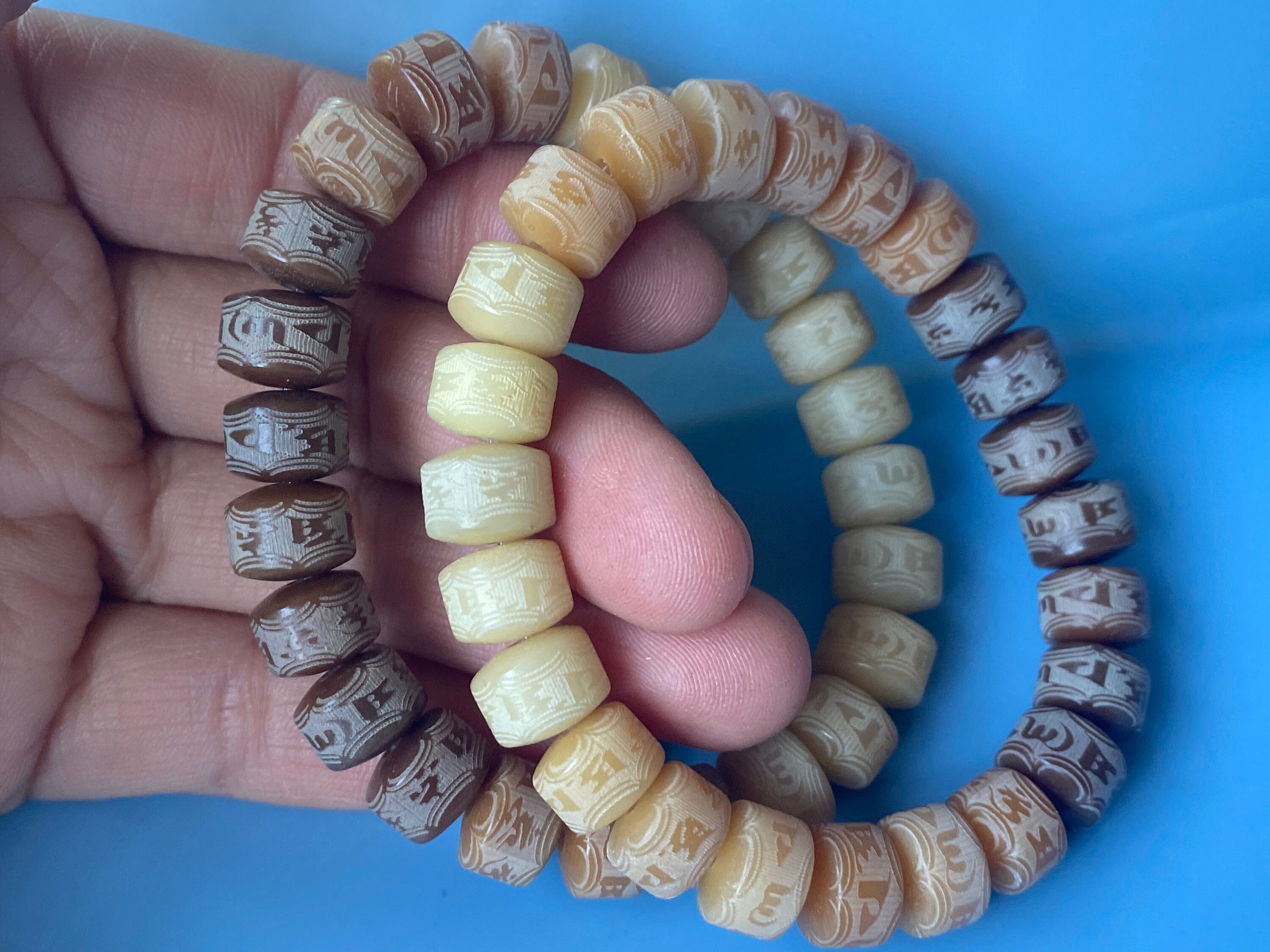 Bracciale Tibetano In Rame - Om Mani Padme Hum &ndash; Clorophilla-shop