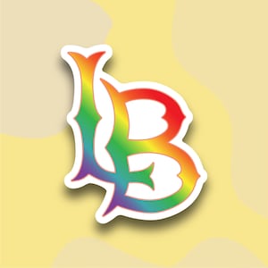 Long Beach Rainbow 3" Vinyl Sticker