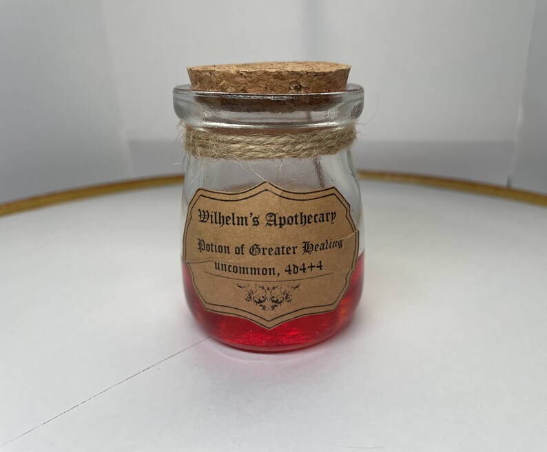 Potion of Greater Healing, D&D 5e Etsy