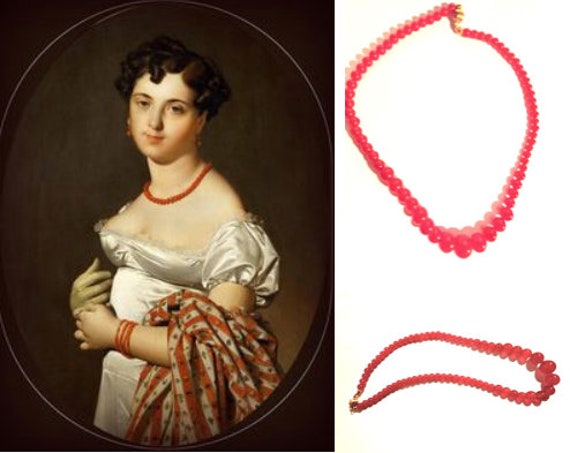 Regency Style Carnelian Necklace - image 1