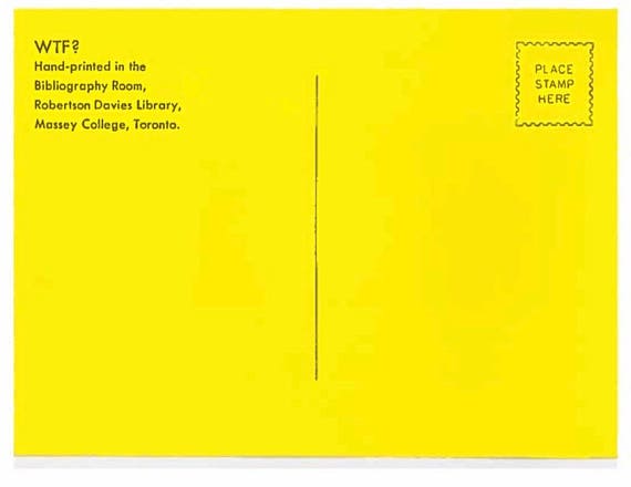 Wtf Postcard - 