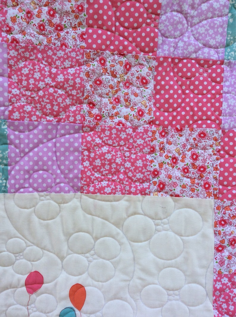 Handmade baby toddler quilt