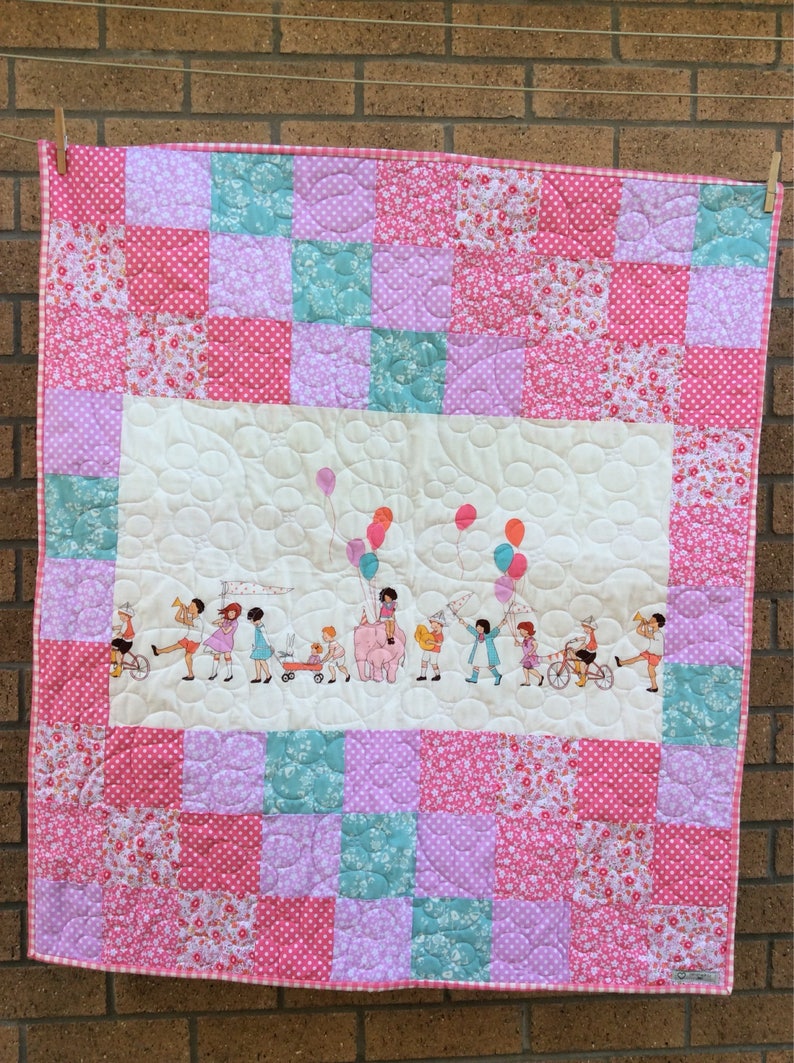 Handmade baby toddler quilt