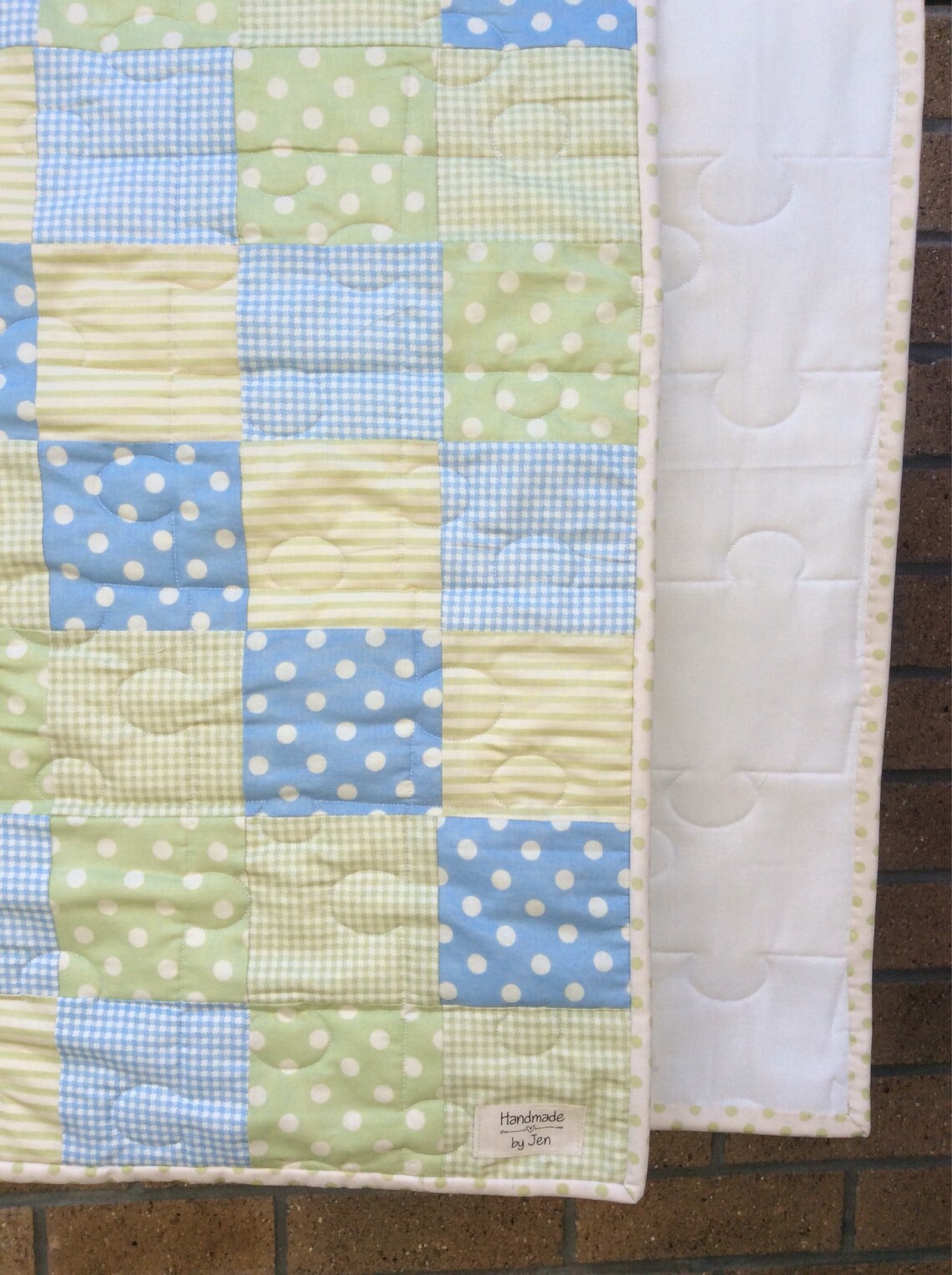 Handmade baby /toddler cot quilt Etsy