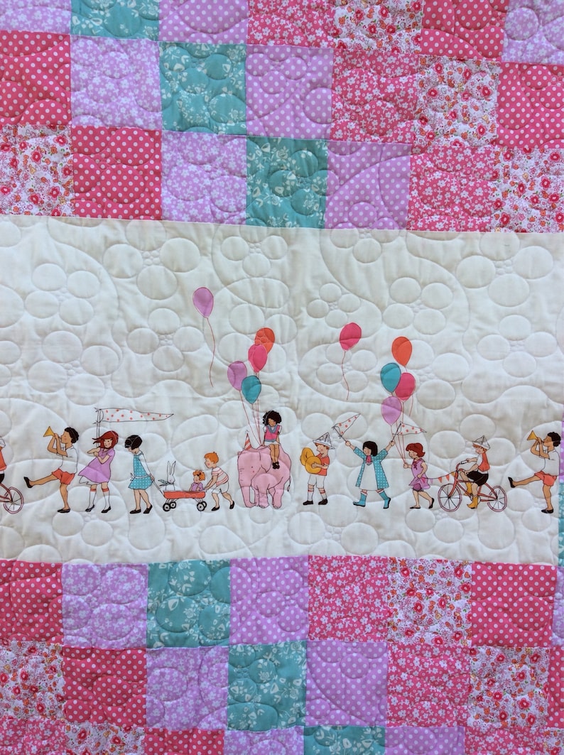 Handmade baby toddler quilt
