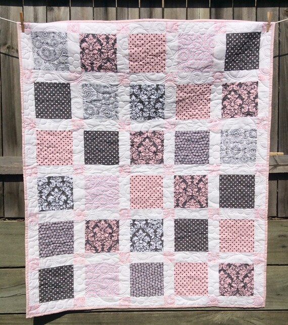Handmade baby / toddler quilt Etsy