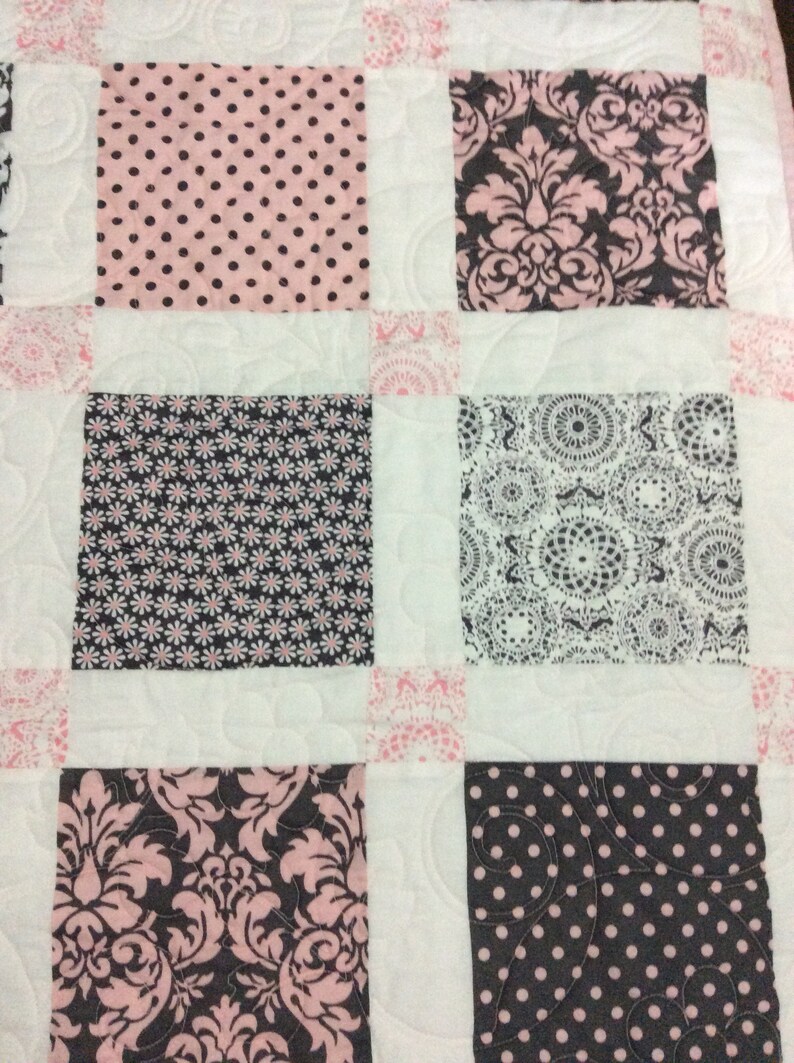 Handmade baby / toddler quilt Etsy